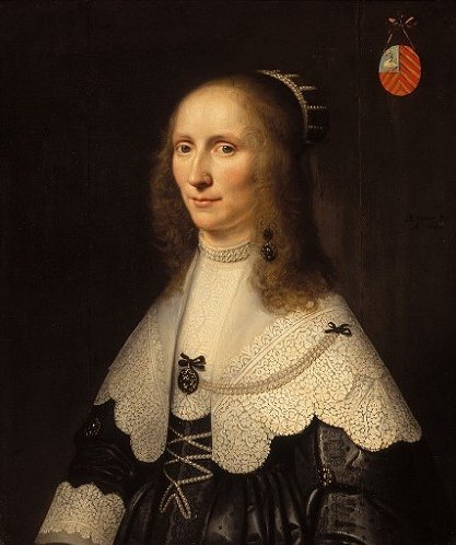 Portret van Cornelia Teding van Berkhout (1614-1680) door Michiel Jansz van Mierevelt, 1640